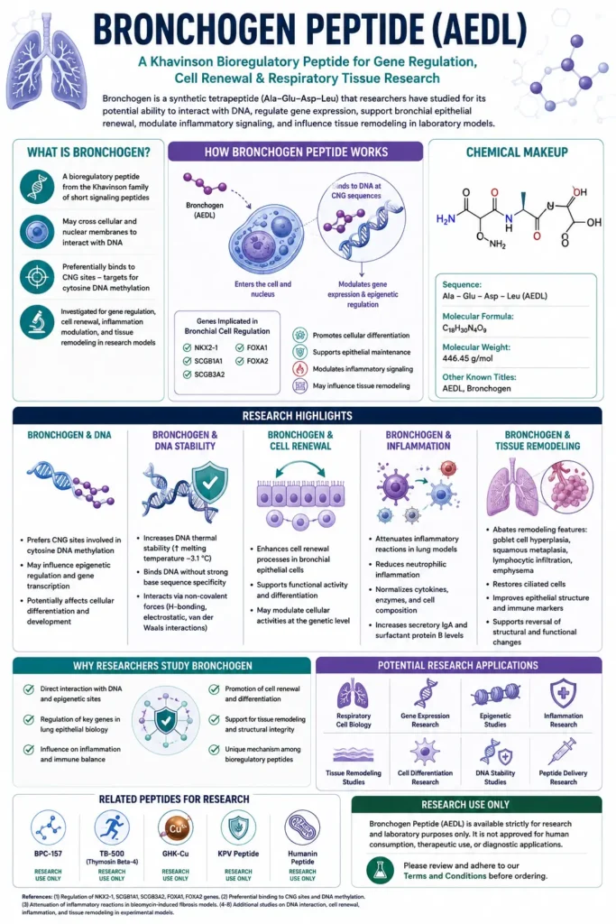 Bronchogen AEDL infographic